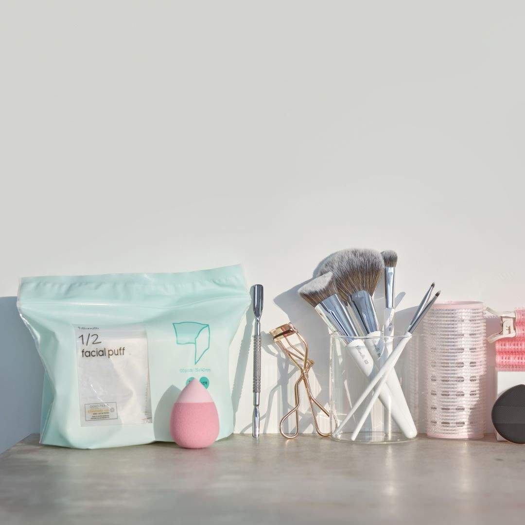 Fillimilli 1/2 Facial Puff (100pcs) - Shop K-Beauty in Australia