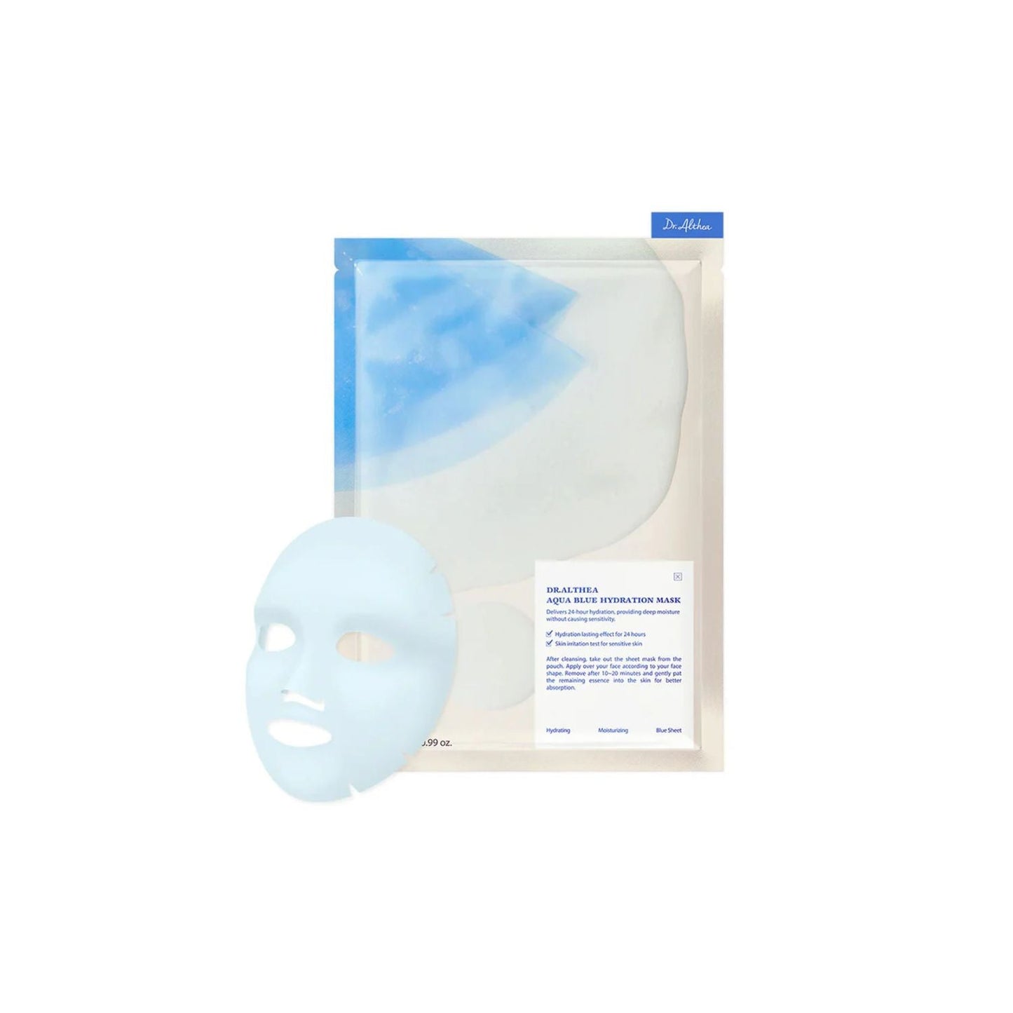 Aqua Blue Hydration Mask 4pcs