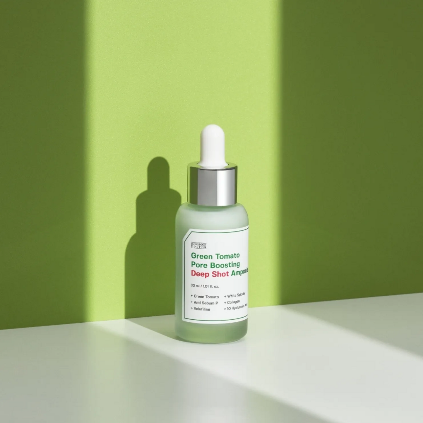 Sungboon Editor Green Tomato Pore Boosting Deep Shot Ampoule 30ml - Bulk Buy K-Beauty in Australia