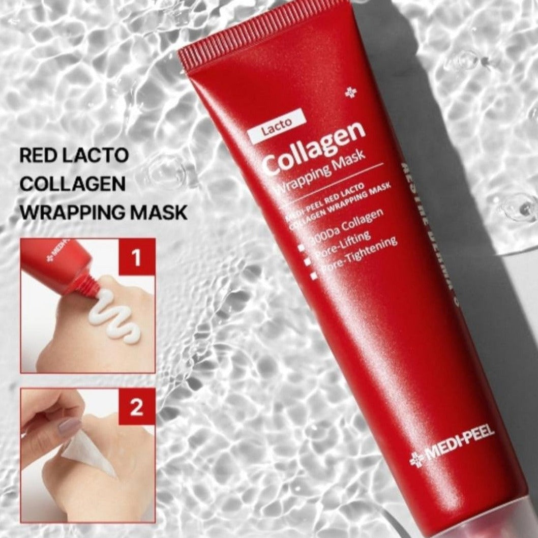 Red Lacto Collagen Wrapping Mask - 70ml - 12+1 Bundle