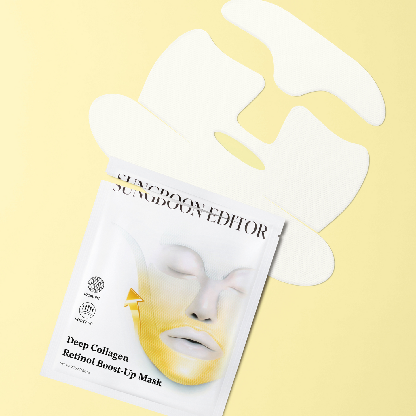 Sungboon Editor Deep Collagen Retinol Tension Boost Up Mask Set 4pcs - Shop K-Beauty in Australia