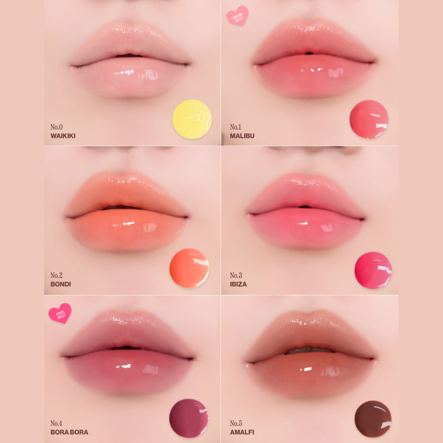 Sunset Dazzle Gloss Balm (6 Colours)