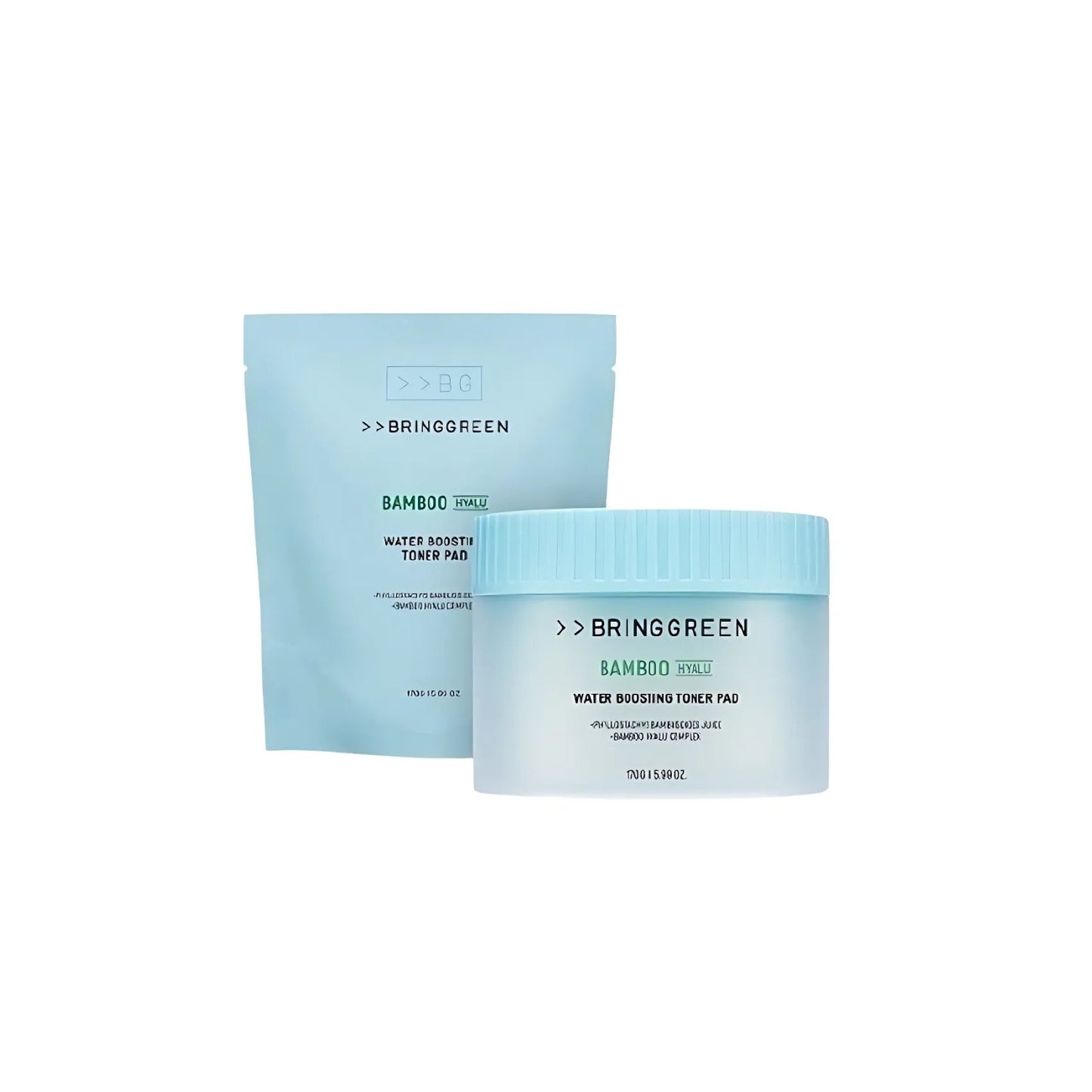 BRING GREEN Bamboo Hyalu Water Boosting Toner Pad