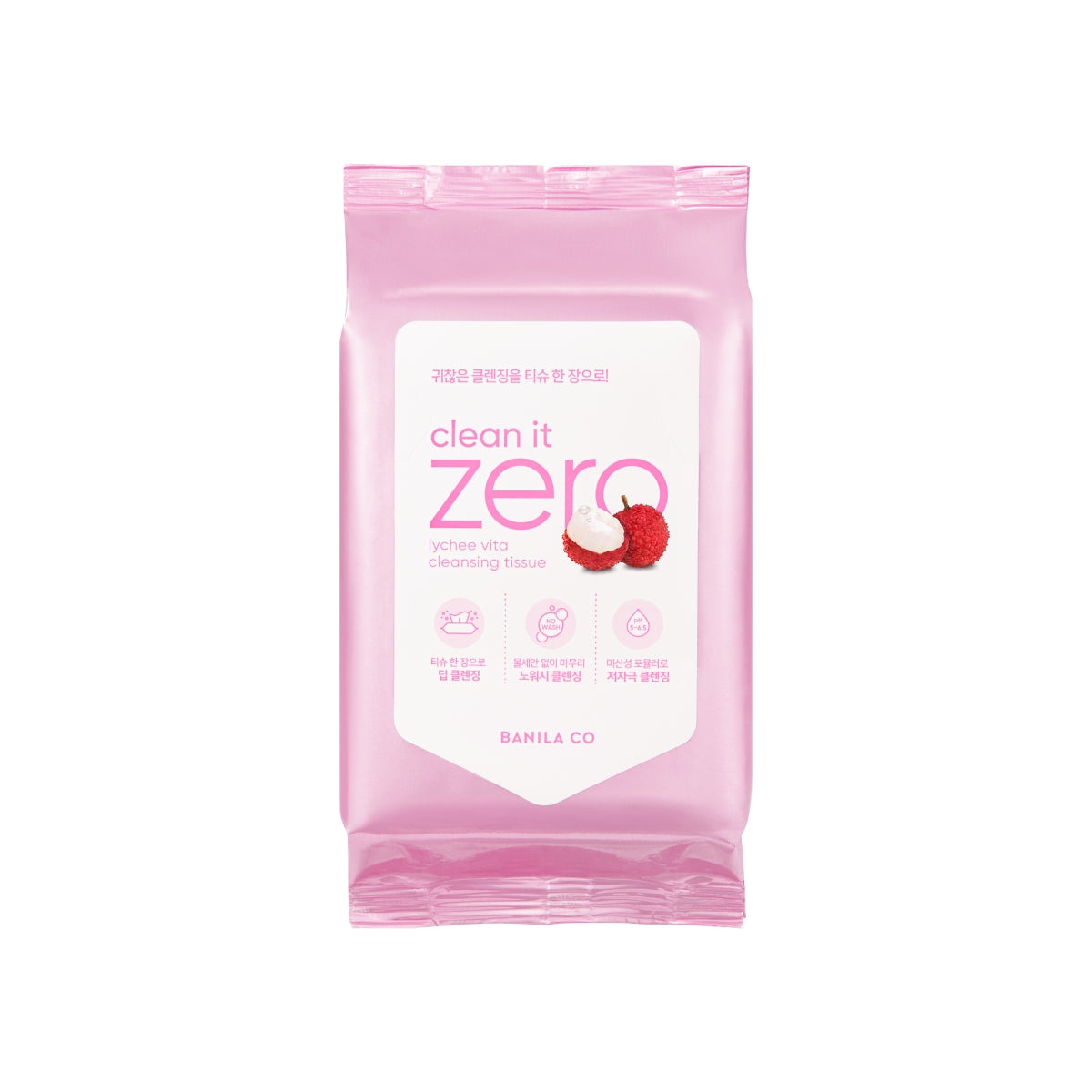 Clean It Zero Lychee Vita Cleansing Tissue 30ea
