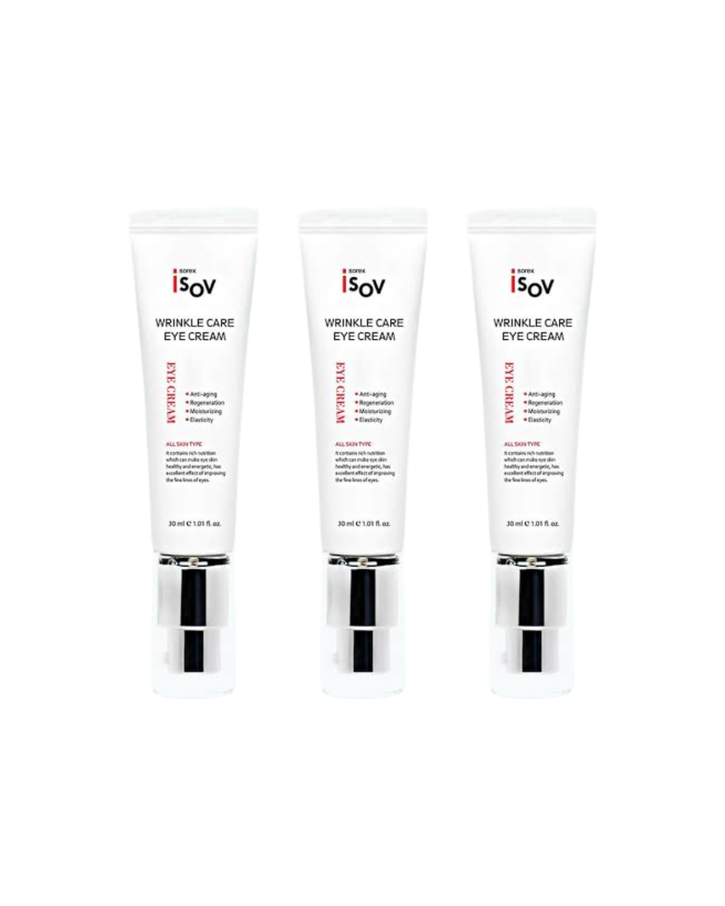 ISOV Wrinkle Care Eye Cream 30ml - 3 Bundle