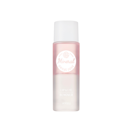 A'pieu Mineral Lip & Eye Remover Sweet Rose 100ml  - Glowii Beauty