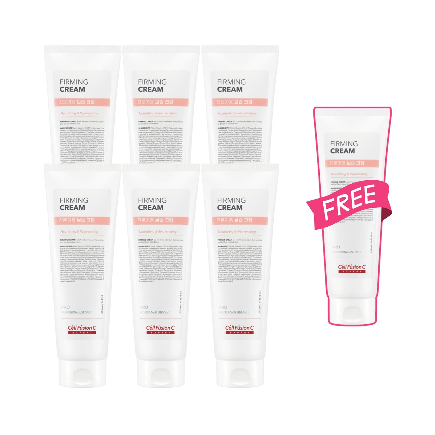 Pro Firming Cream 250ml - 6+1 Bundle