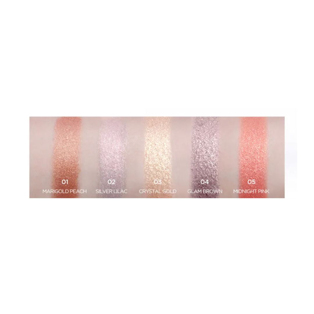KLAVUU Urban Pearlisation Sparkle Eyeshadow (5 Colours) 1.4g - Shop K-Beauty in Australia