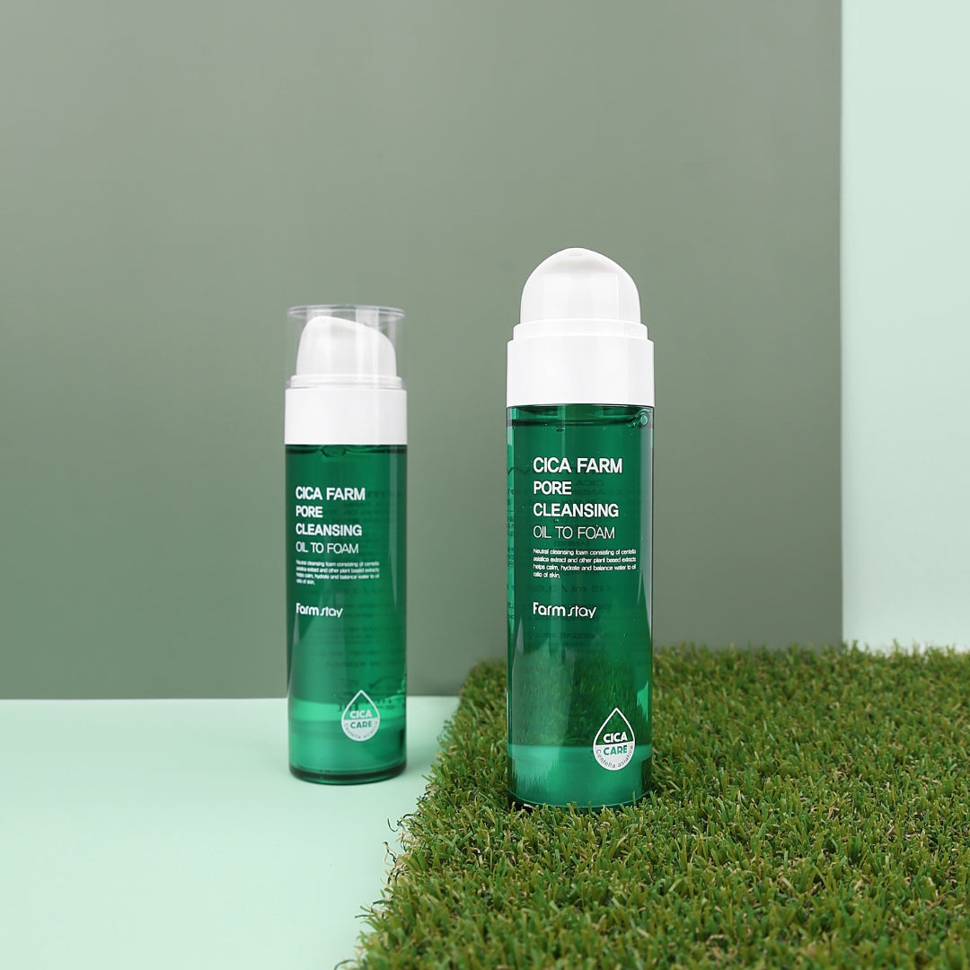 Farmstay Cica Farm Pore Cleansing Oil To Foam