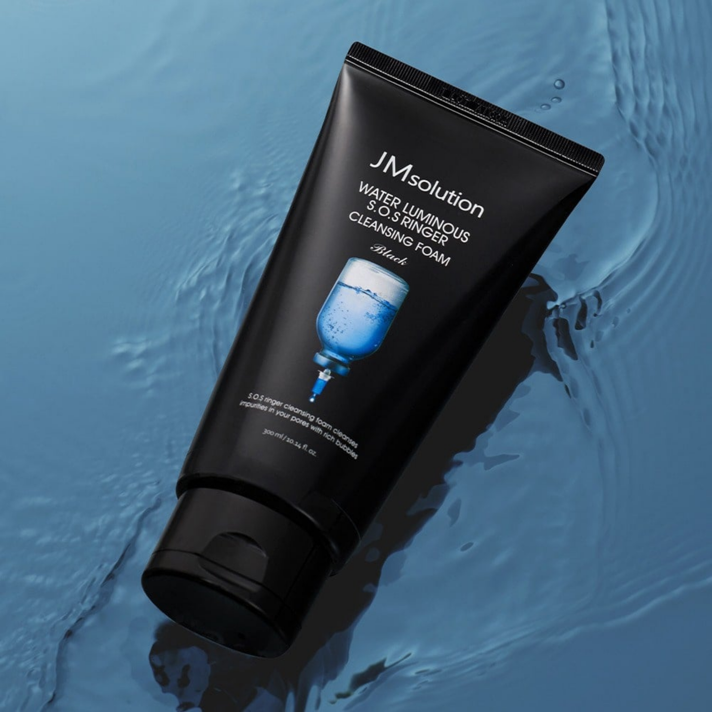 JM Solution Water Luminous S.O.S ringer Cleansing Water Black 500ml - Bulk buy at Pharmacoo K-Beauty Wholesale