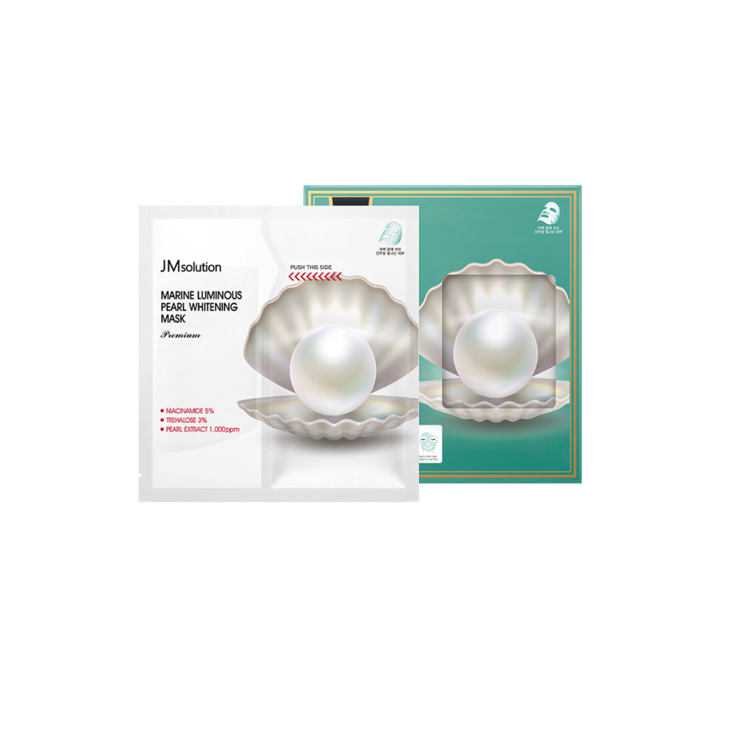 JM Solution Marine Luminous Pearl Whitening Mask Premium 5pc - Shop K-Beauty in Australia