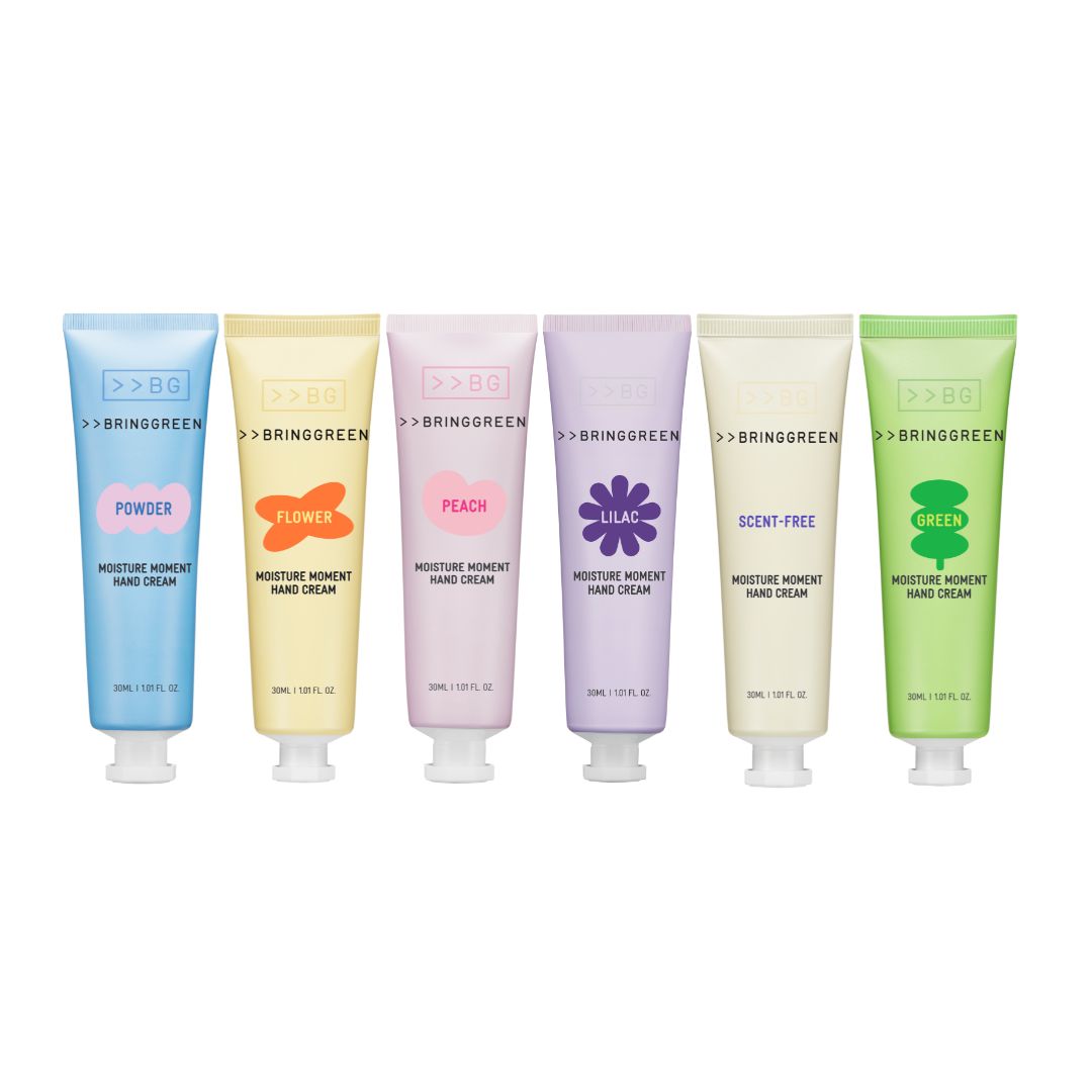 Bring Green Moisture Moment Hand Cream Flower 30ml - Shop K-Beauty in Australia