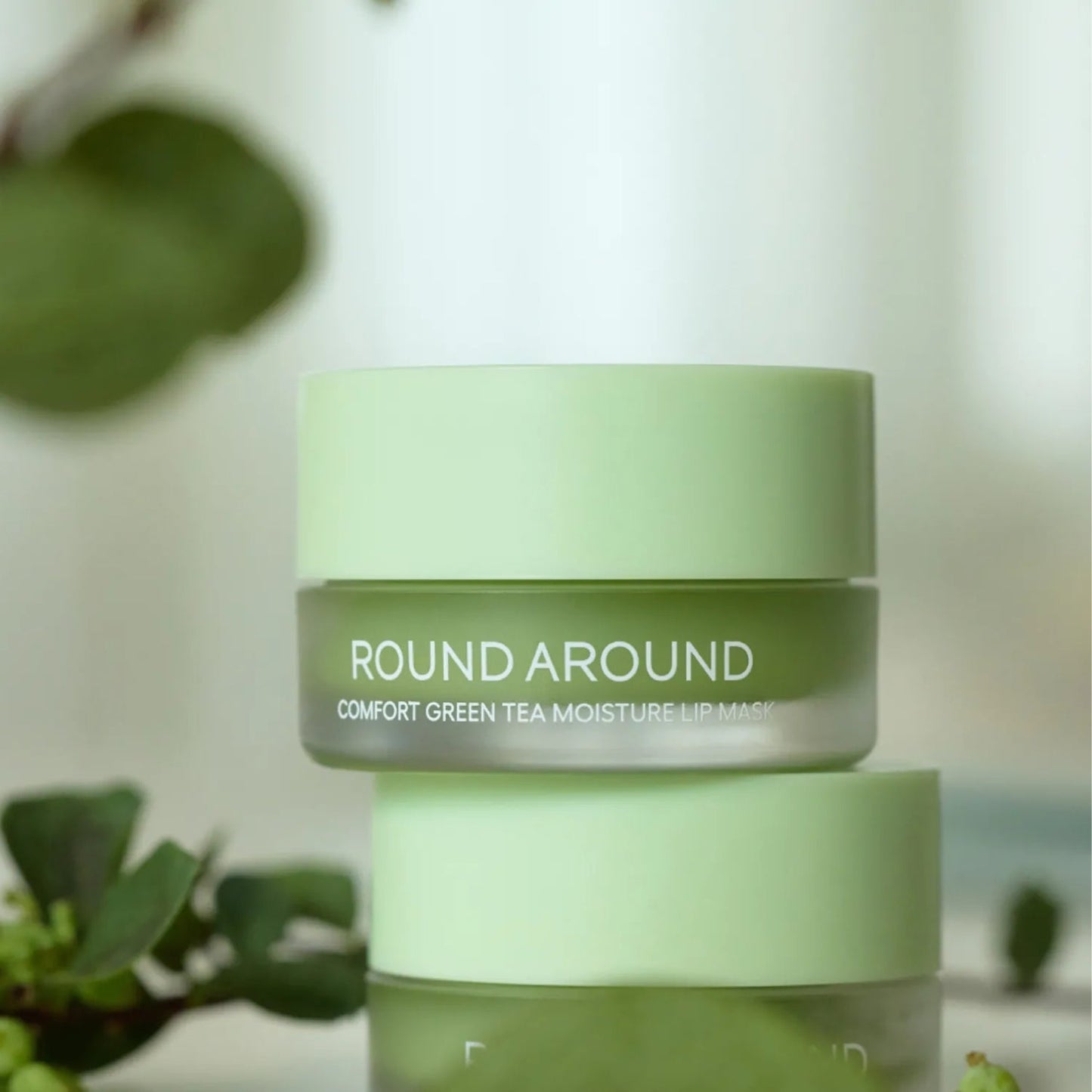 ROUND A'ROUND Comfort Green Tea Moisture Lip Mask