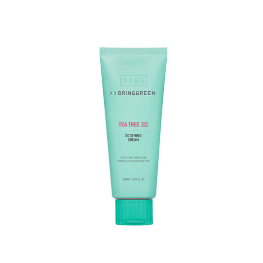 Bring Green Tea Tree Cica Soothing Cream Plus 100ml - Shop K-Beauty in Australia