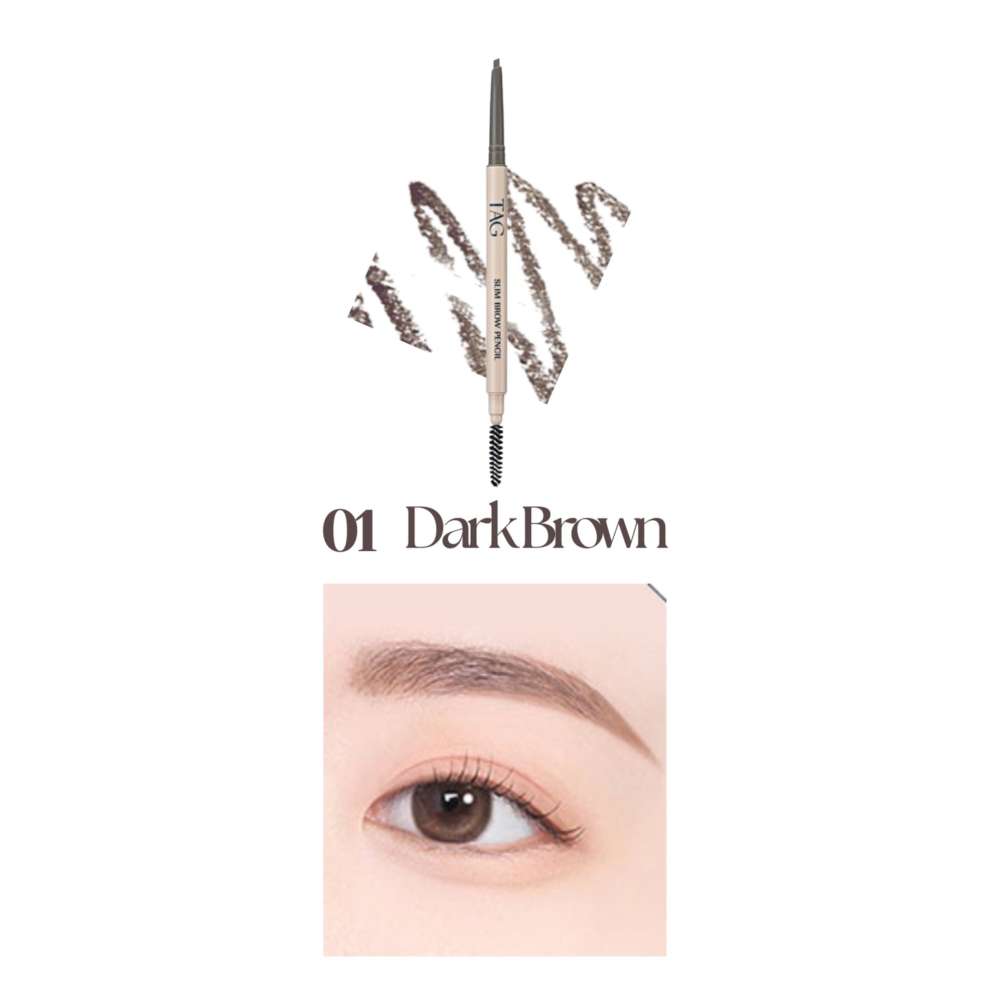Tag Slim Brow Pencil (3 Colours)
