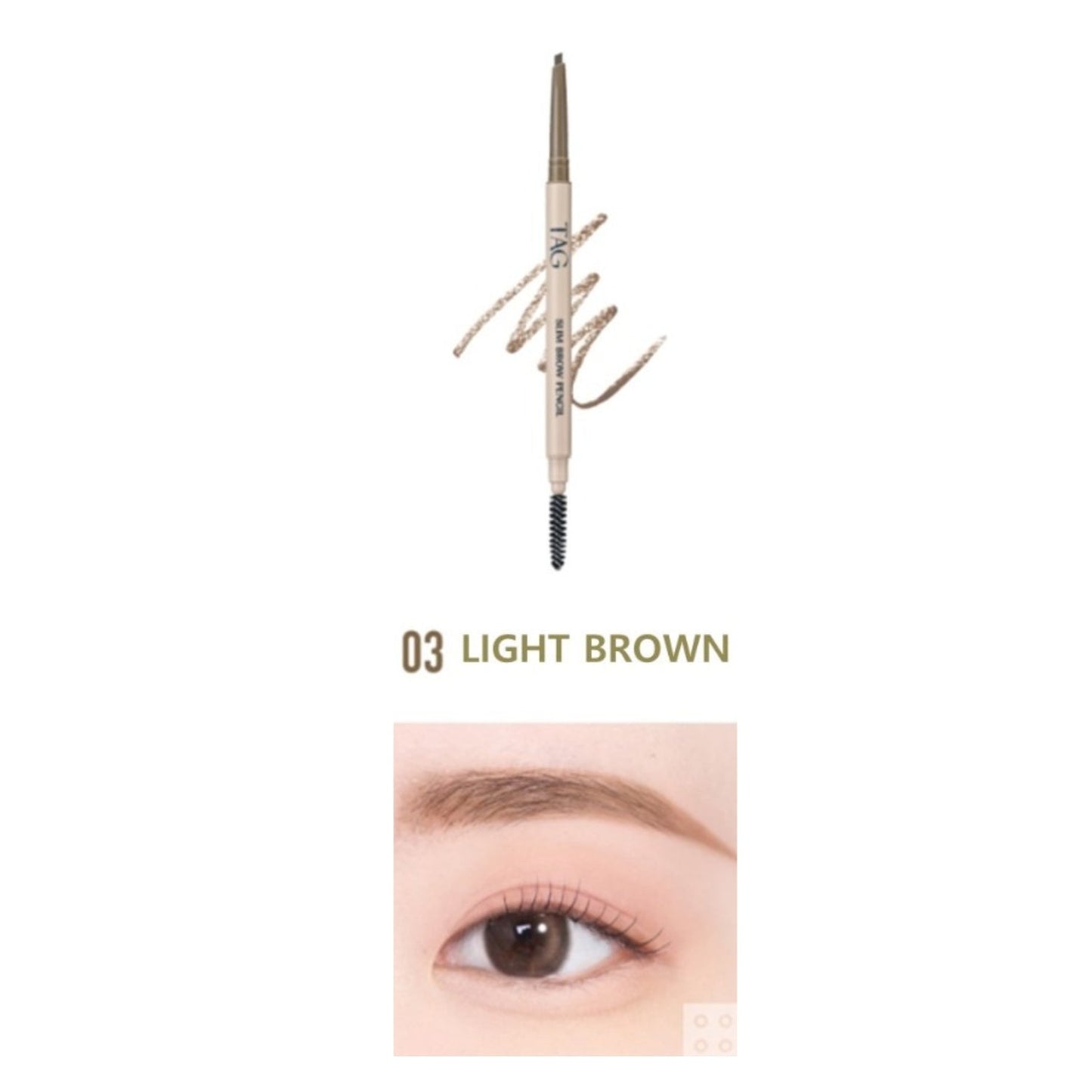 Tag Slim Brow Pencil (3 Colours)