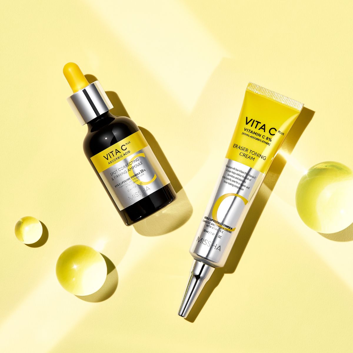 Missha Vita C Plus Spot Correcting & Firming Ampoule 30ml -Pharmacoo