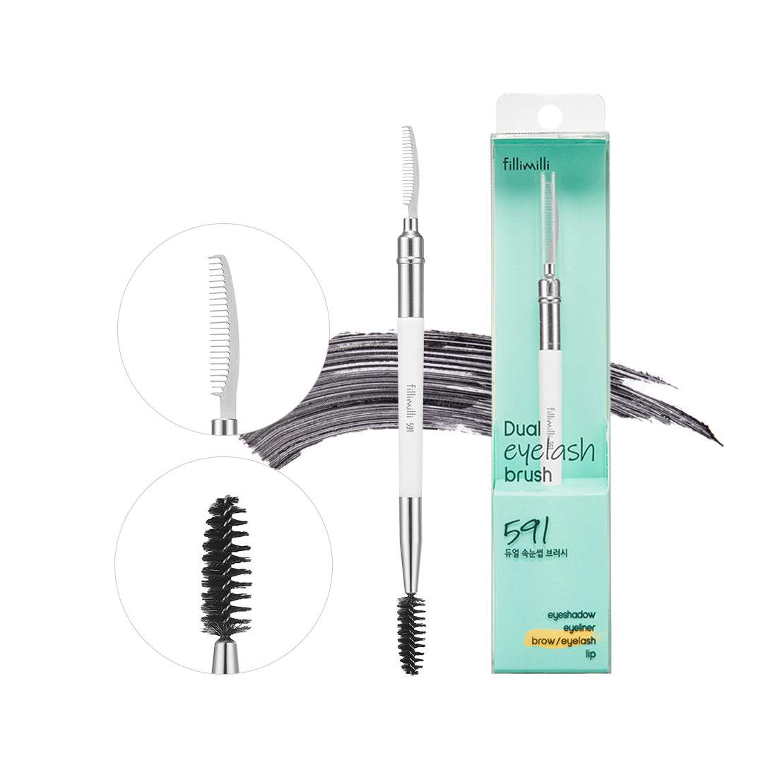 Fillimilli Fillimilli Dual Eyelash Brush 591 - Shop K-Beauty in Australia