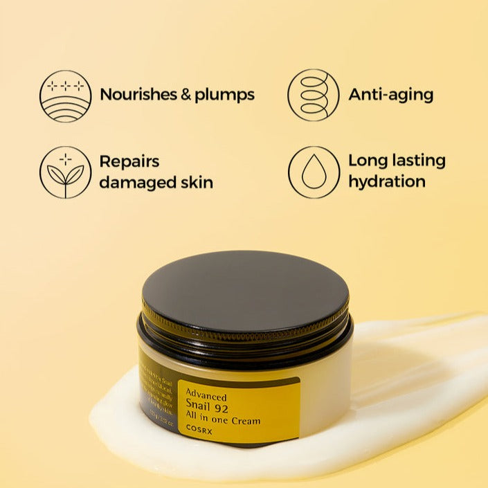 COSRXAdvanced Snail 92 All in One Cream 100g - La Cosmetique