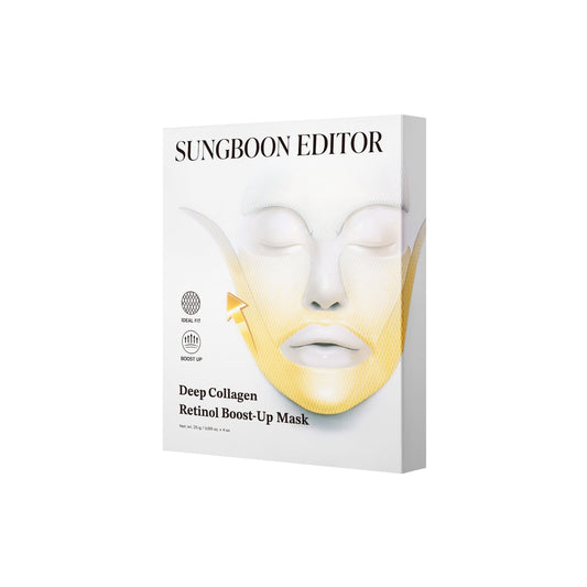 Sungboon Editor Deep Collagen Retinol Tension Boost Up Mask Set 4pcs - Bulk Buy K-Beauty in Australia