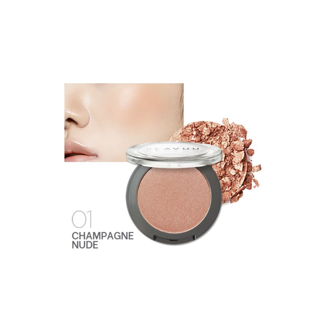 KLAVUU Urban Pearlisation Natural Powder Blusher (5 Colours) - Shop K-Beauty in Australia