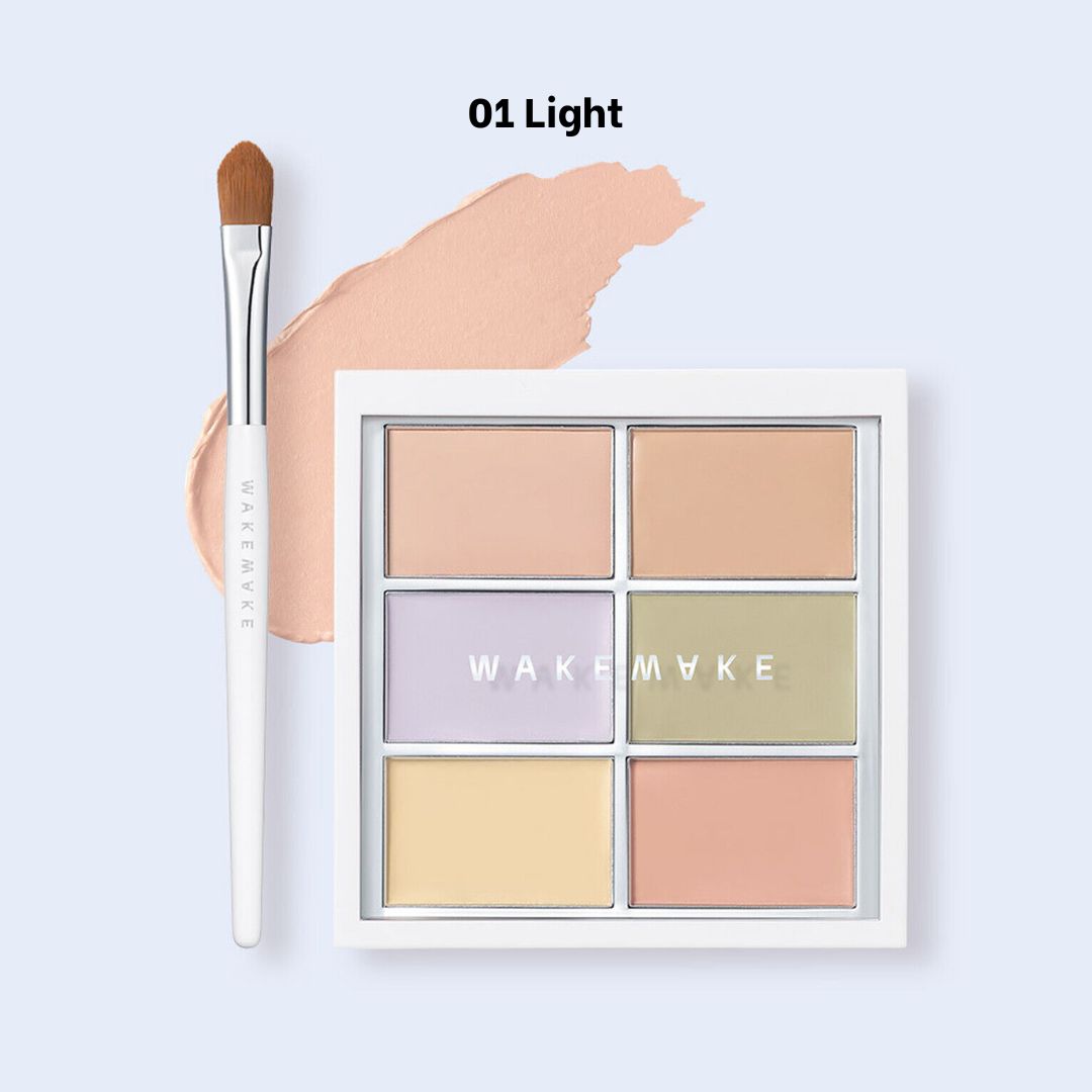 WAKEMAKE Defining Cover Conceal-Fit Palette (2 Shades) - Shop K-Beauty in Australia