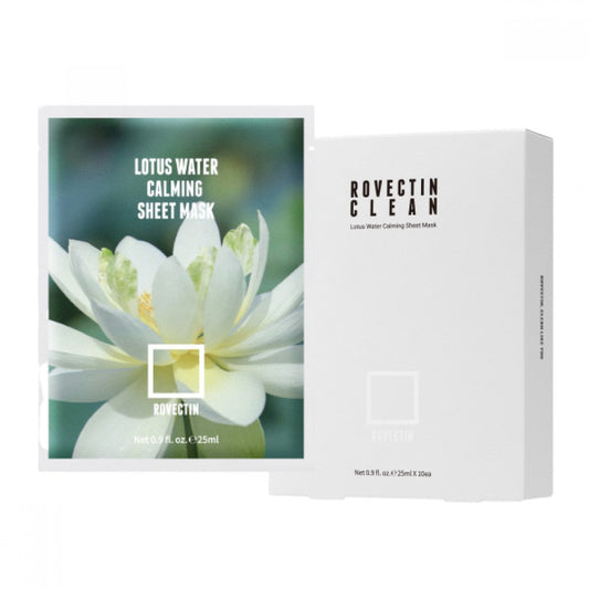 Clean Lotus Water Calming Sheet Mask 10pcs/Box