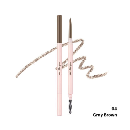 COLORGRAM Micro Slim Brow Pencil (4 Colours) - Shop K-Beauty in Australia
