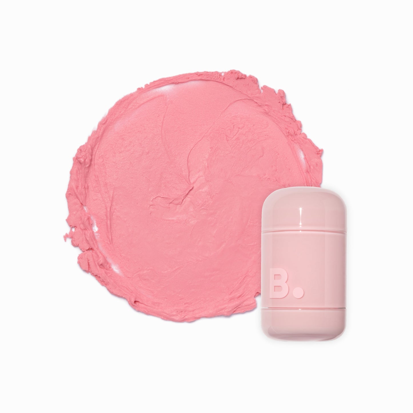 Banila Co B. By Banila Romantic Blush Lip & Cheek in soft pink shade, showcasing the blush compact with a smooth, pigmented surface.