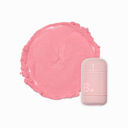 Banila Co B. By Banila Romantic Blush Lip & Cheek in soft pink shade, showcasing the blush compact with a smooth, pigmented surface.