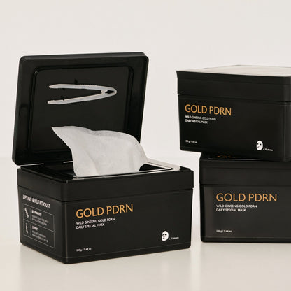 Milk Touch Wild Ginseng Gold PDRN Daily Special Mask 30pcs - Bulk Buy K-Beauty in Australia