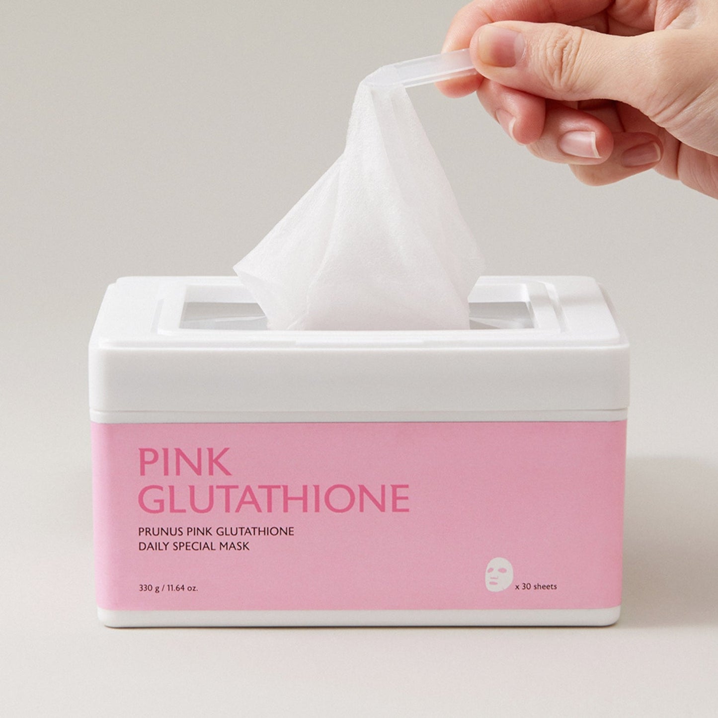 Milk Touch Prunus Pink Glutathione Daily Brightening Mask 30pcs - Bulk Buy K-Beauty in Australia