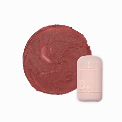Banila Co B. By Banila Romantic Blush Lip & Cheek in soft pink shade, showcasing the compact blush with a smooth finish.