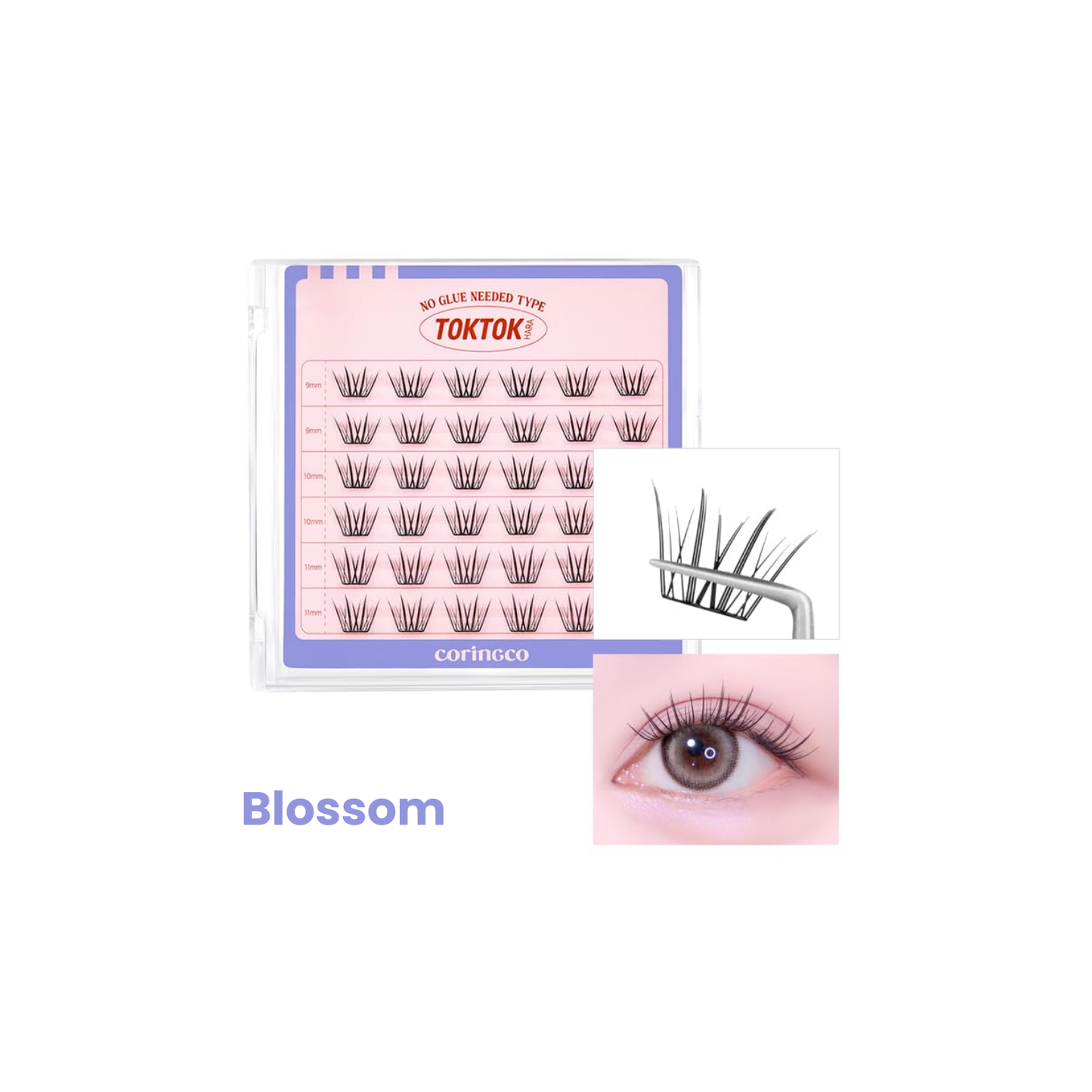Toktokhara No Glue Eyelash [54pcs]
