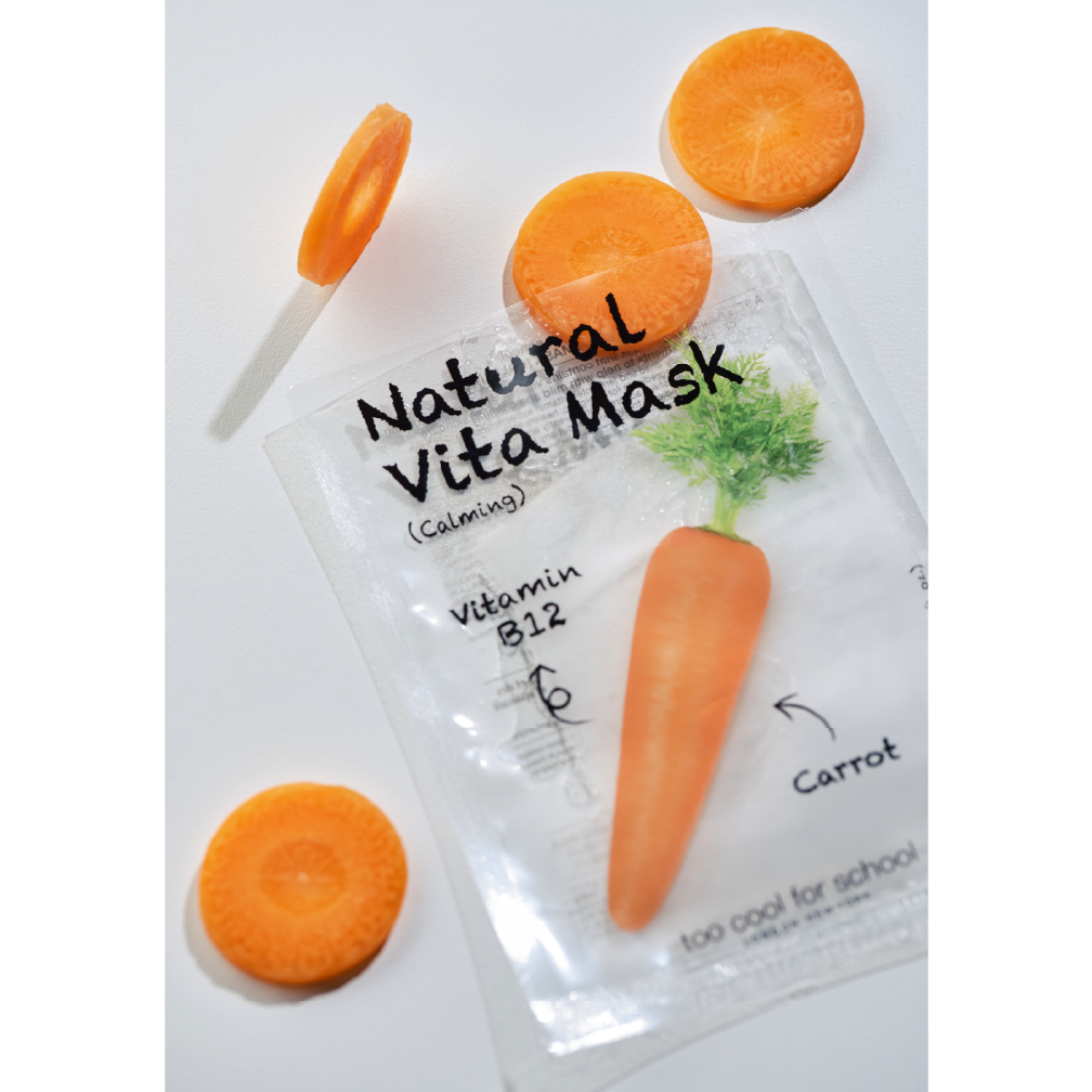 Too Cool For SchoolNatural Vita Mask Calming 10pcs - La Cosmetique