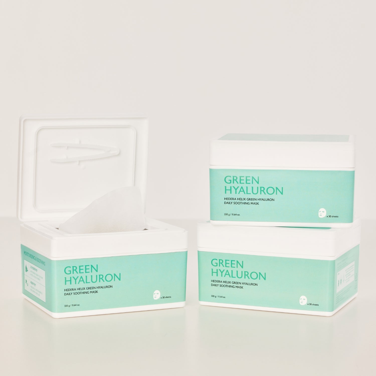 Milk Touch Hedera Helix Green Hyaluron Daily Soothing Mask 30pcs - Bulk Buy K-Beauty in Australia