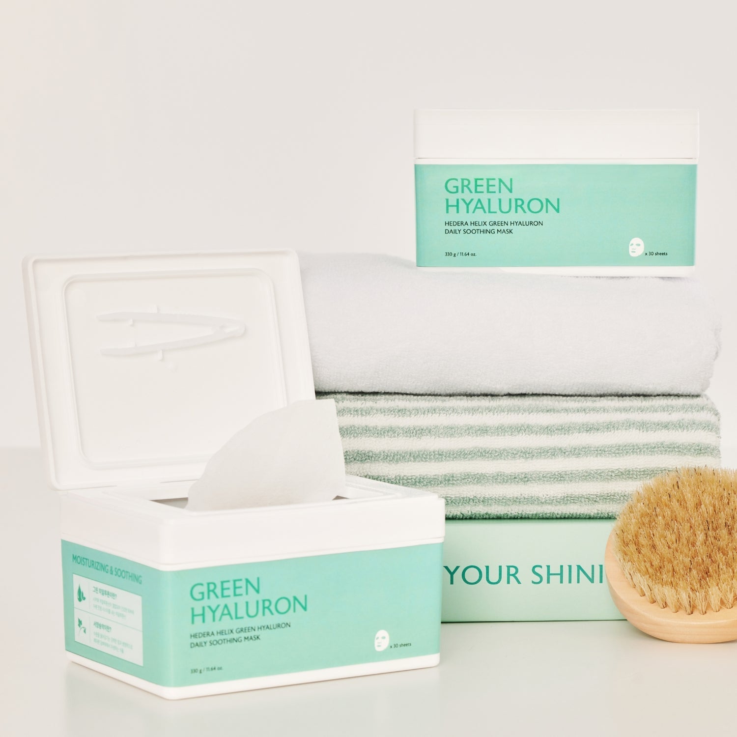 Milk Touch Hedera Helix Green Hyaluron Daily Soothing Mask 30pcs - Bulk Buy K-Beauty in Australia