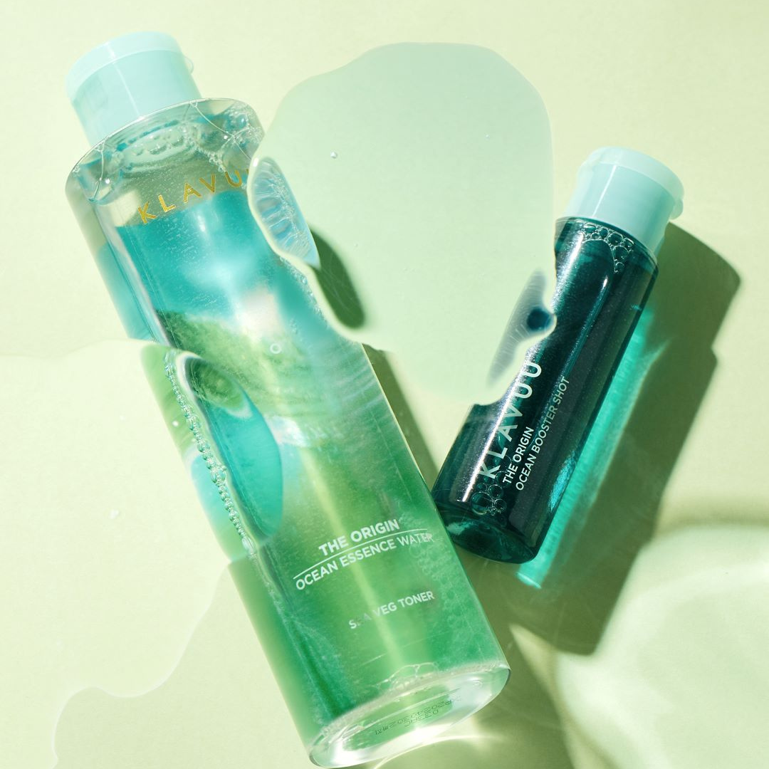 Klavuu The Origin Ocean Essence Water & The Origin Ocean Booster Shot - Shop K-Beauty in Australia