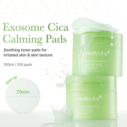 MEDICUBE Exosome Cica Pad 100Pcs - Bulk Buy K-Beauty in Australia