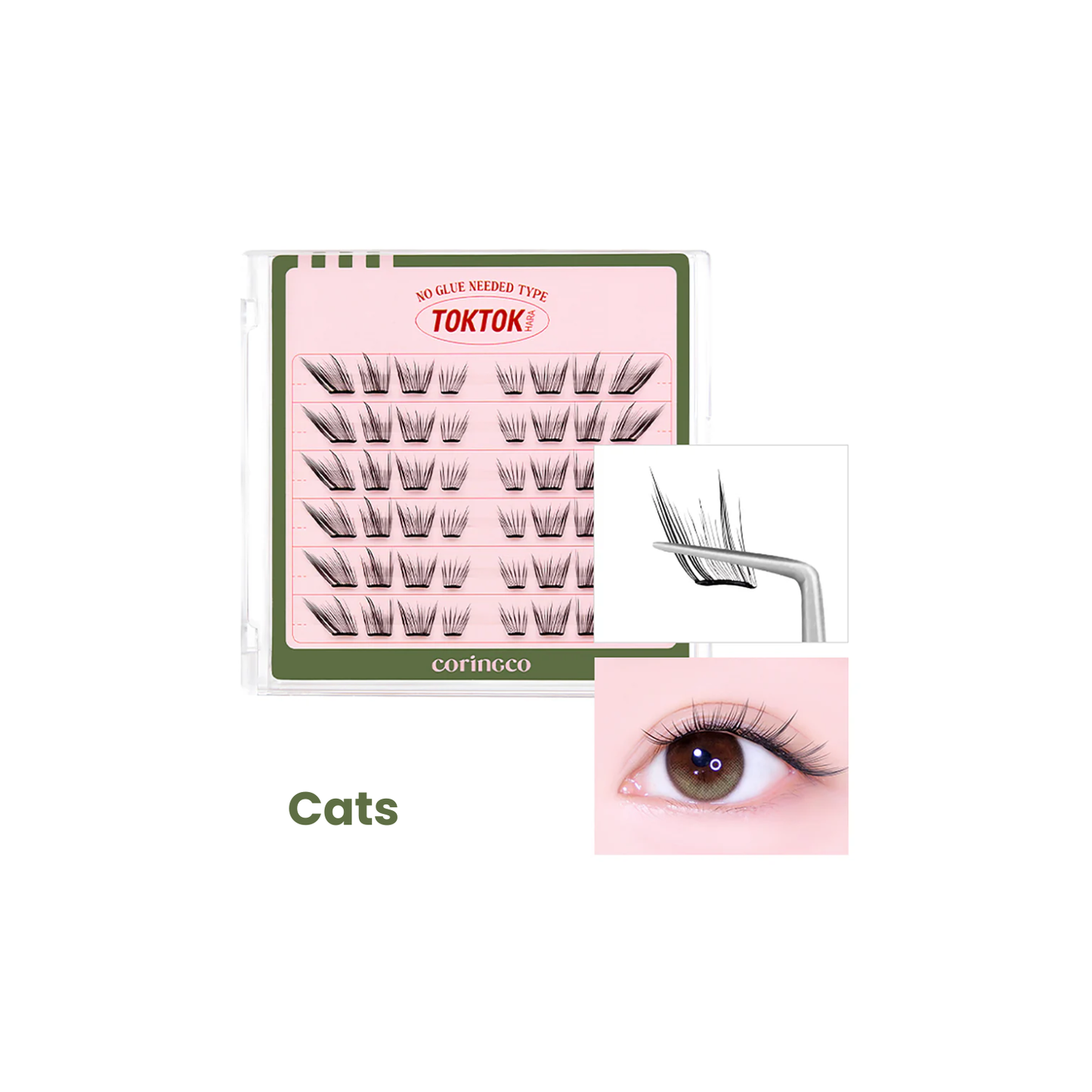 Toktokhara No Glue Eyelash [54pcs]