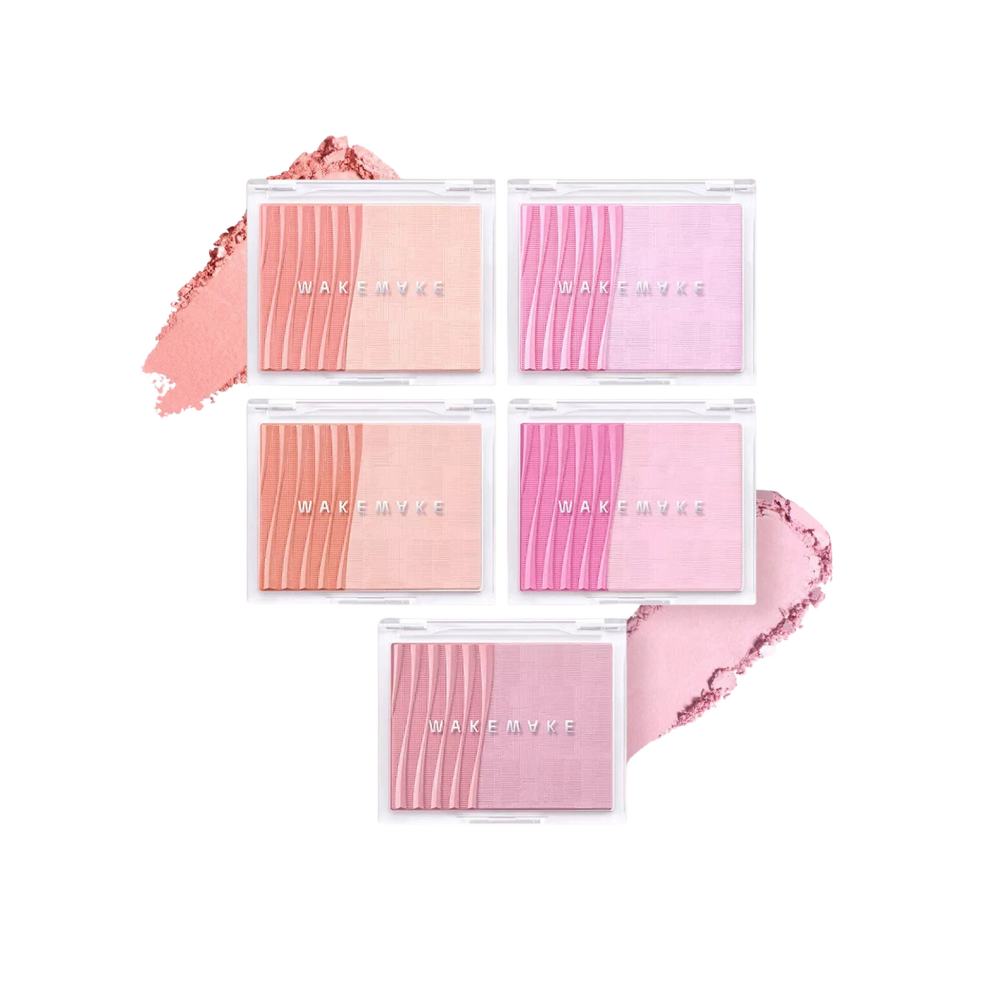 WAKEMAKE Sheer Layering Dual Blusher (5 Colours) - Shop K-Beauty in Australia