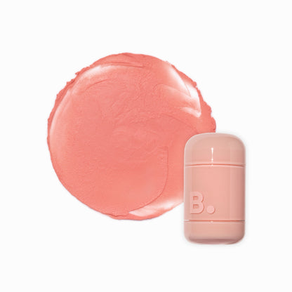 Banila Co B. By Banila Romantic Blush Lip & Cheek in soft pink, showing the compact blush with a smooth powder surface