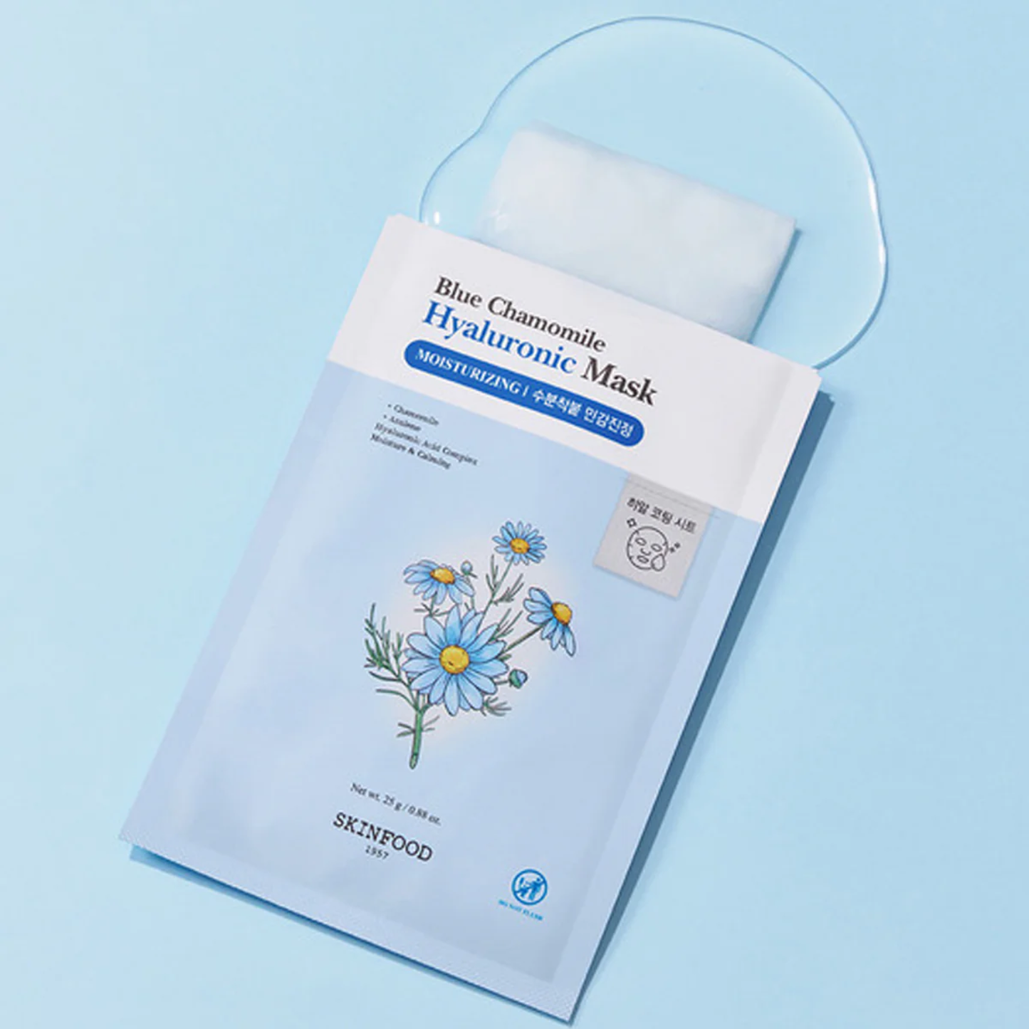 Blue Chamomile Hyaluronic Mask [1pc]