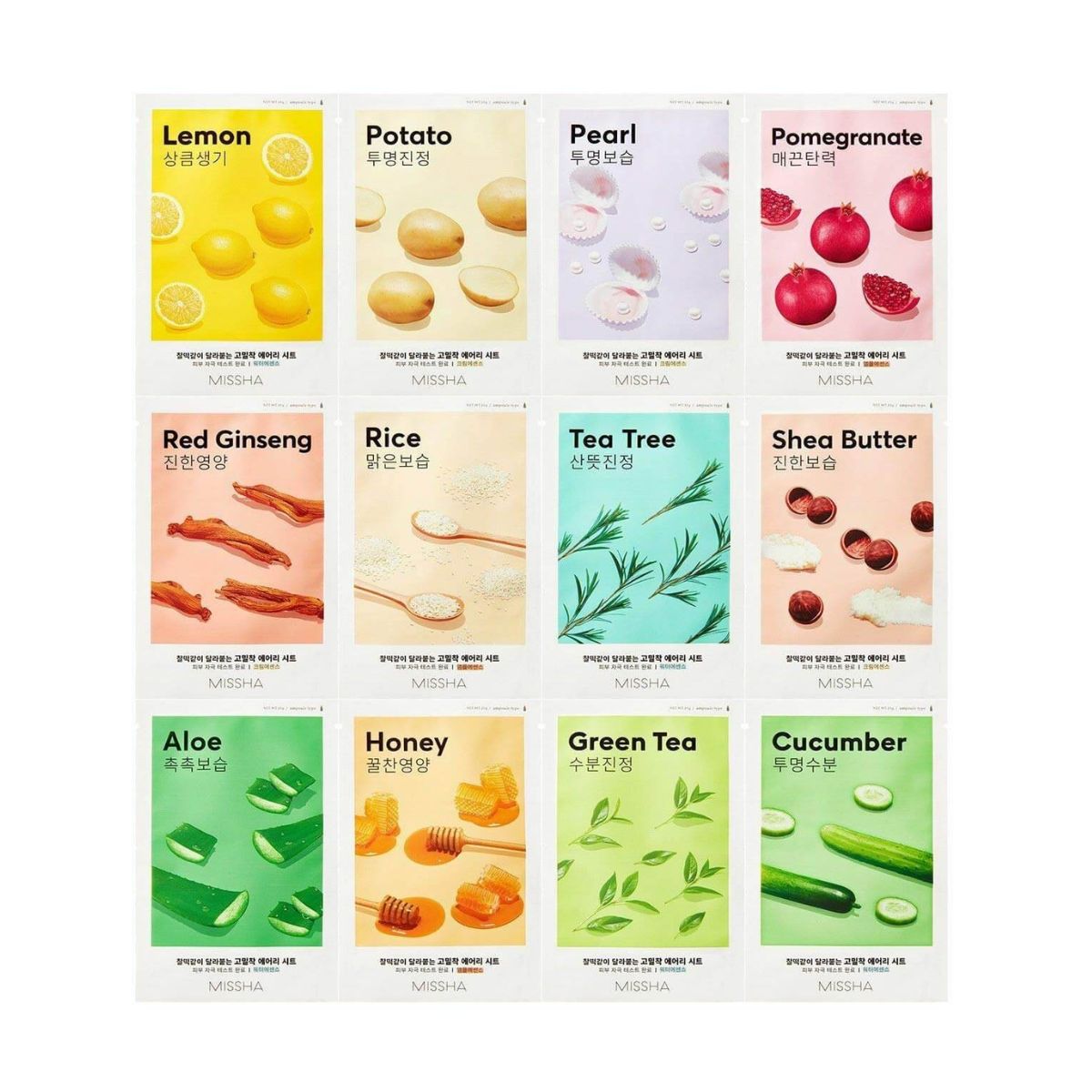 Missha Airy Fit Sheet Mask [Pearl] 1pc  - Pharmacoo