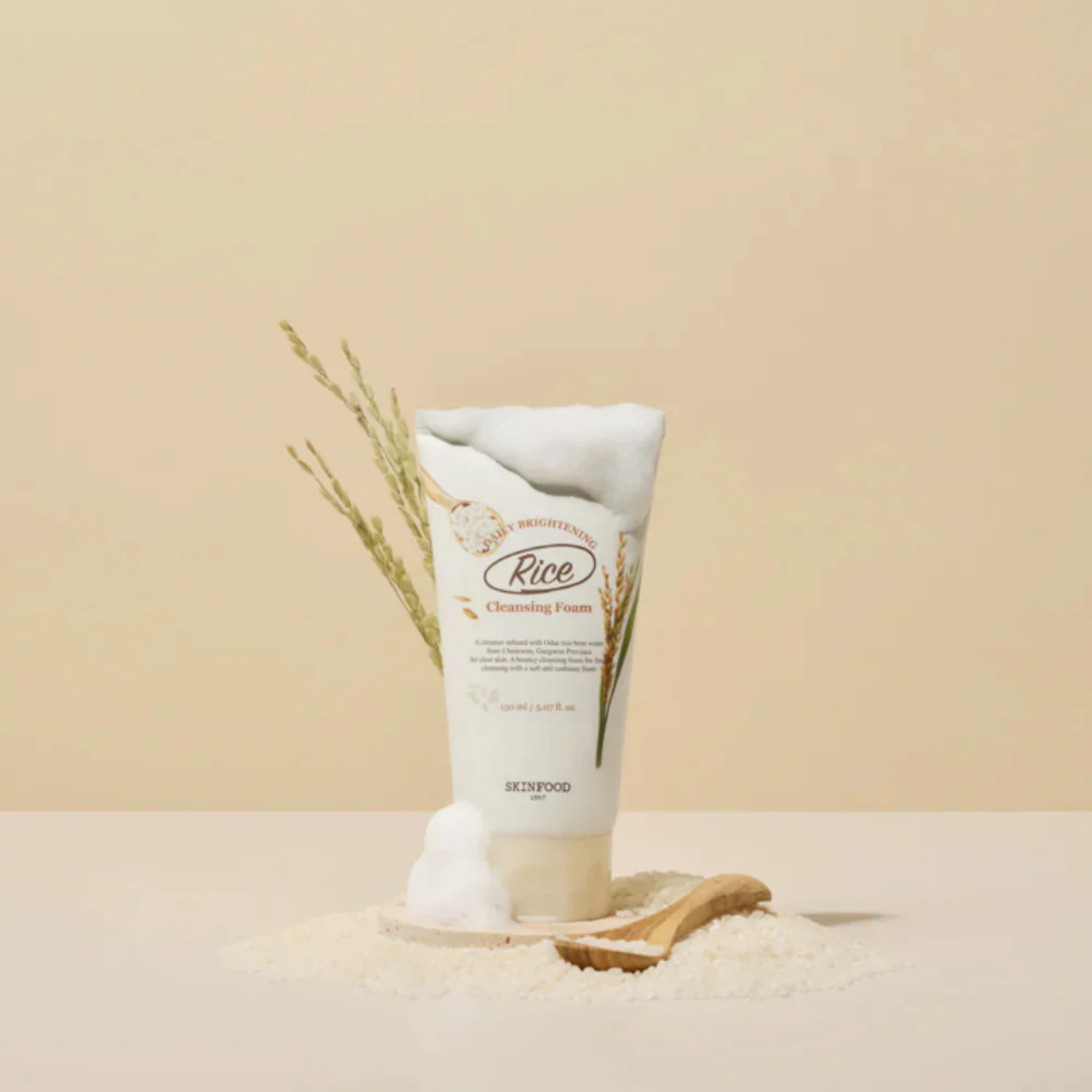 Rice Daily Brightening Cleansing Foam [150ml]