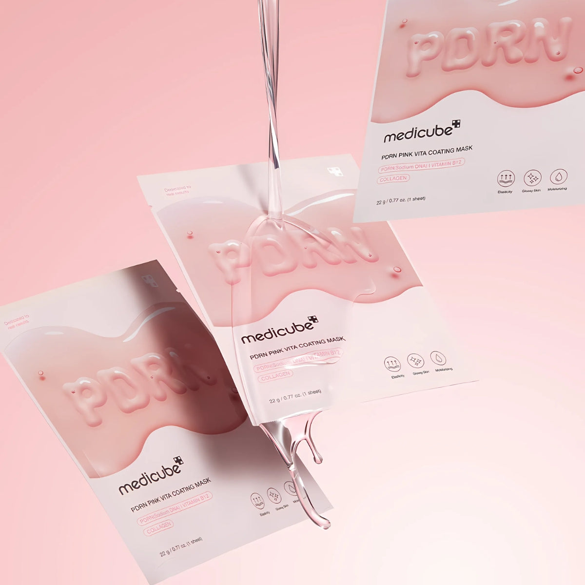 MEDICUBE PDRN Pink Vita Coating Mask 1Pc - Bulk Buy K-Beauty in Australia