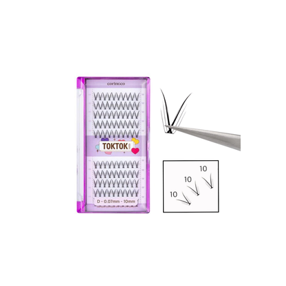 Toktokhara Check Eyelash [100pcs]