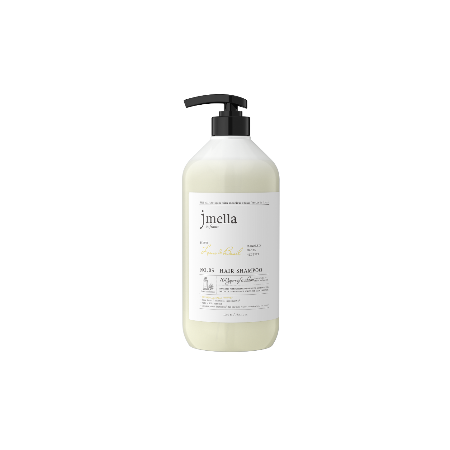Jmella Lime & Basil Hair Shampoo 1000ml - Shop K-Beauty in Australia