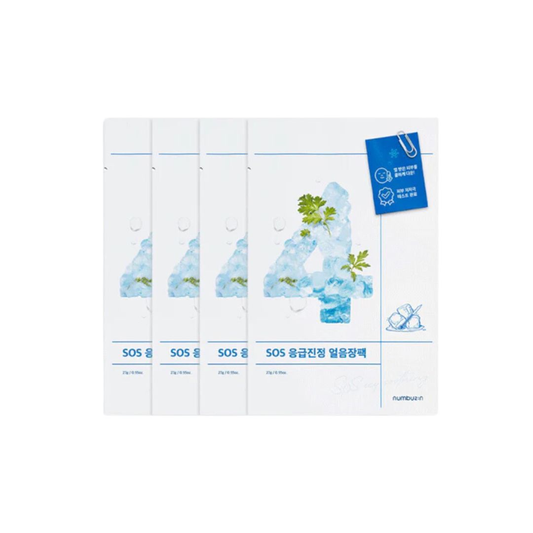 No. 4 Icy Soothing Sheet Mask 4pcs/box