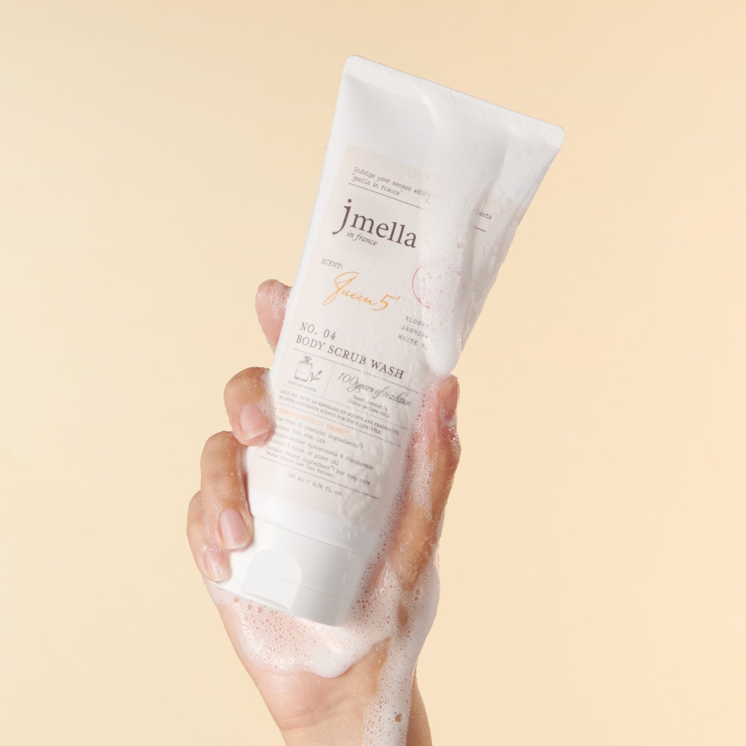 Jmella In France Queen 5 Body Scrub Wash 500Ml - Shop K-Beauty in Australia
